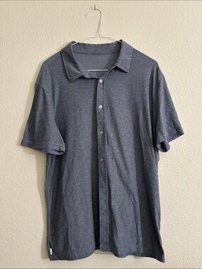Vuori Button Up Kashmir Heather